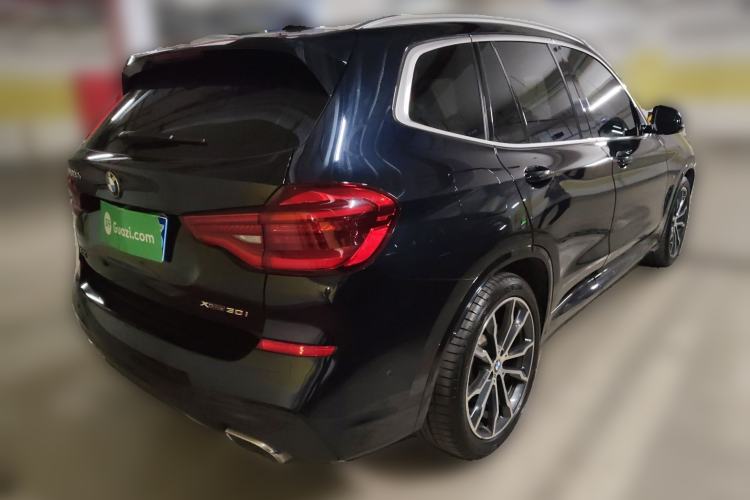Used BMW X3 2021 xDrive30i Luxury Model with M Sport Package Rear Right 45 Deg