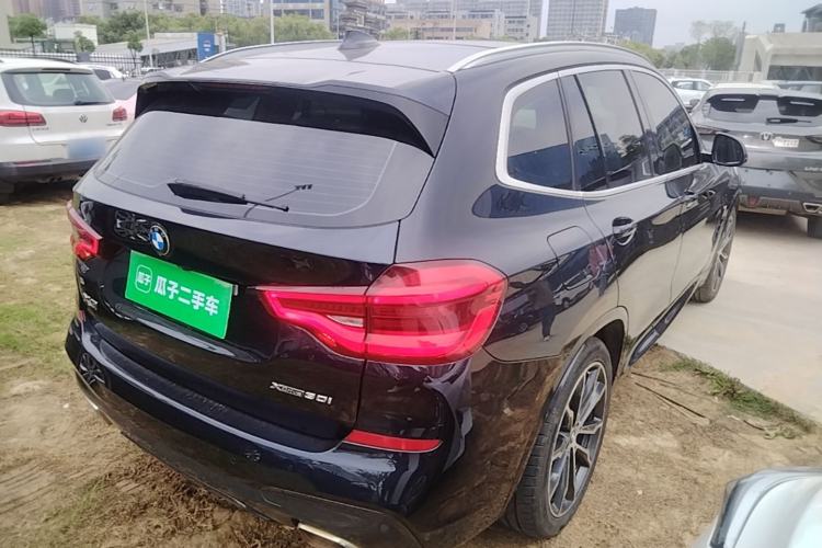 Used BMW X3 2021 xDrive30i Luxury Model with M Sport Package Rear Right 45 Deg