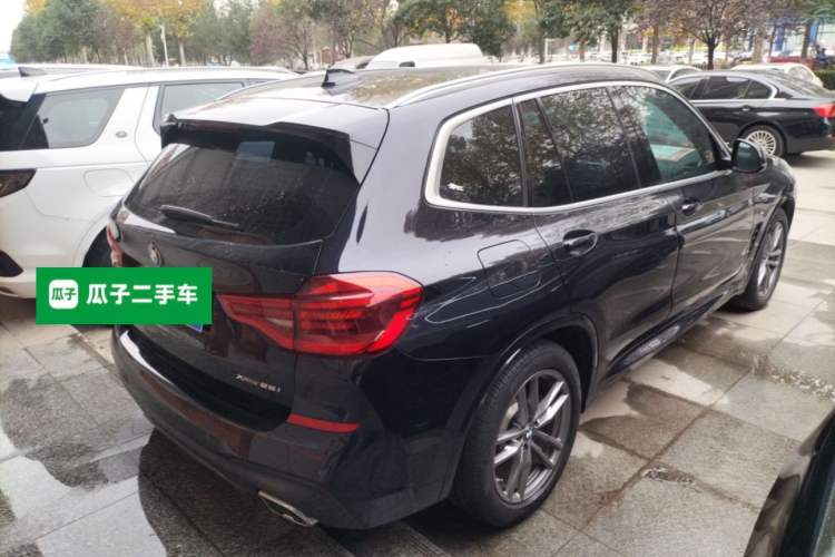 Used BMW X3 2021 xDrive25i Luxury Package Rear Right 45 Deg
