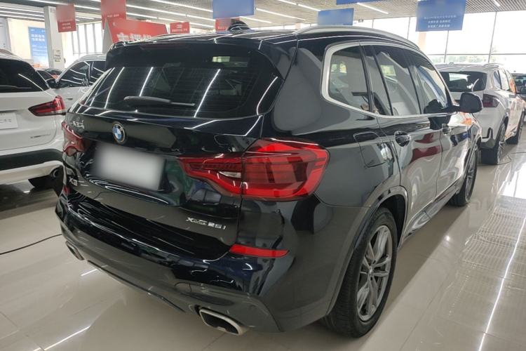 Used BMW X3 2021 xDrive25i M Sport Package Rear Right 45 Deg