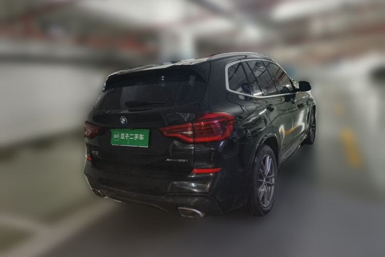 Used BMW X3 2021 xDrive25i M Sport Package Rear Right 45 Deg