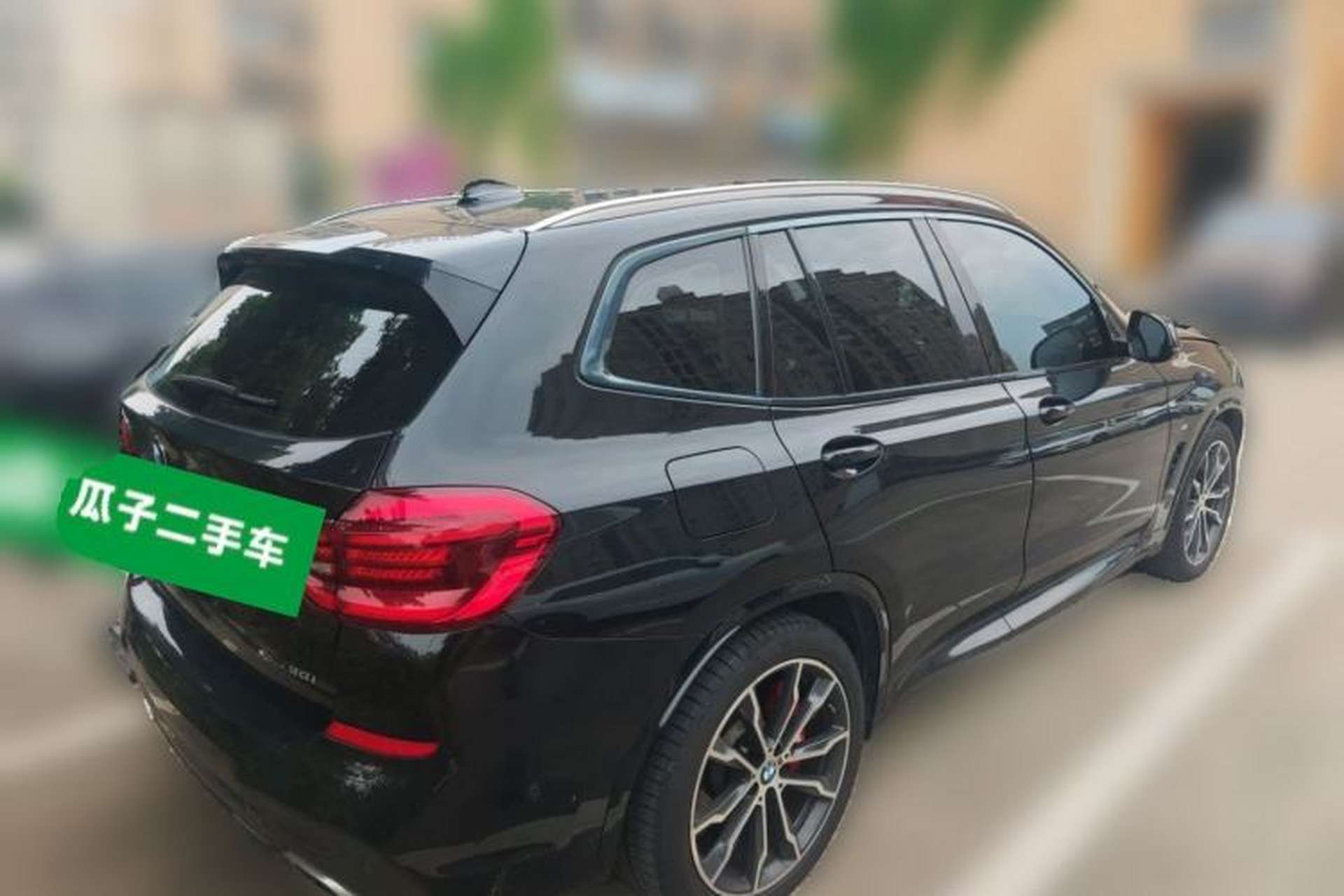 Used BMW X3 2021 xDrive30i Luxury Model with M Sport Package Rear Right 45 Deg
