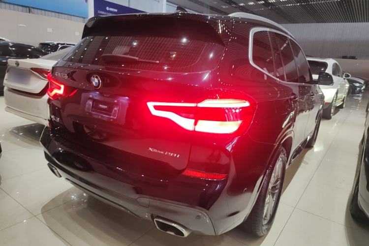 Used BMW X3 2021 xDrive30i Luxury Model with M Sport Package Rear Right 45 Deg