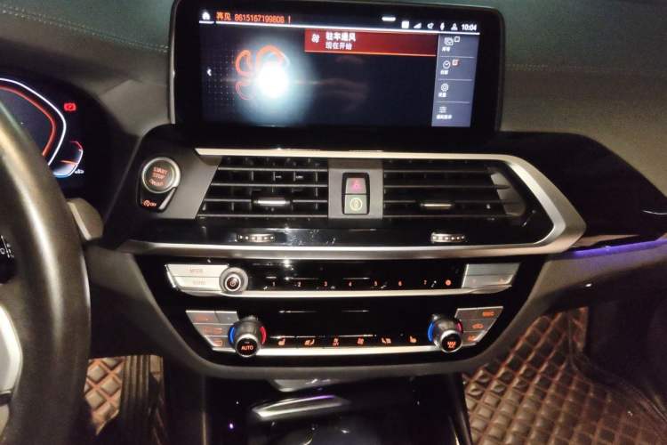 Used BMW X3 2021 Facelift xDrive25i Luxury Package Audio And AC Panel