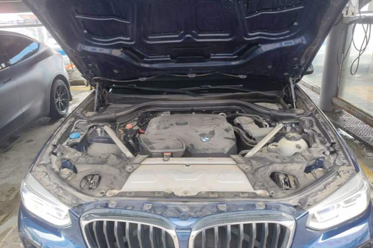 Used BMW X3 2021 xDrive30i Luxury Model with M Sport Package Engine Bay