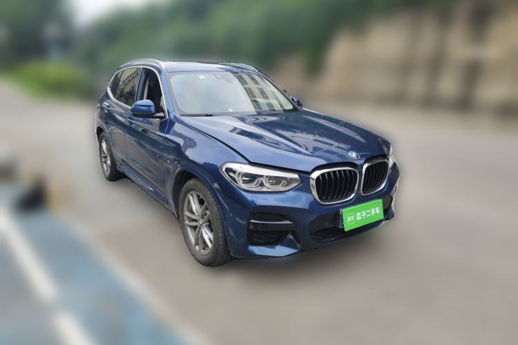 Used BMW X3 2021 xDrive25i M Sport Package Front Right 45 Deg