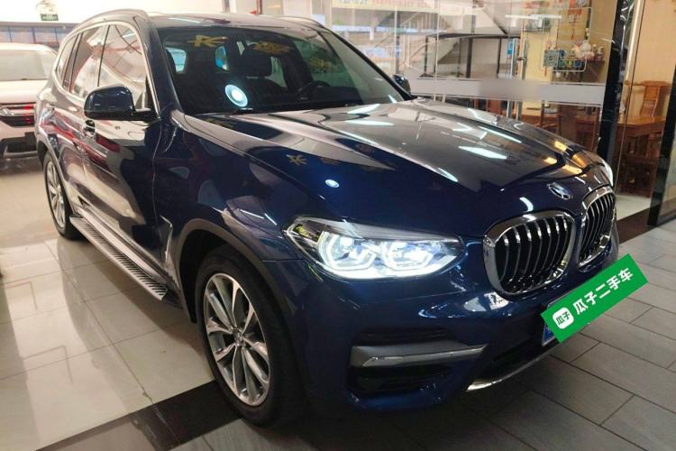 Used BMW X3 2021 xDrive25i M Sport Package Front Right 45 Deg