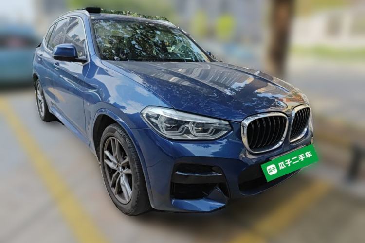 Used BMW X3 2021 xDrive25i M Sport Package Front Right 45 Deg