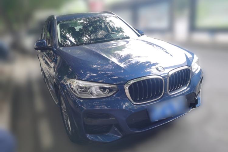 Used BMW X3 2021 xDrive25i M Sport Package Front Right 45 Deg