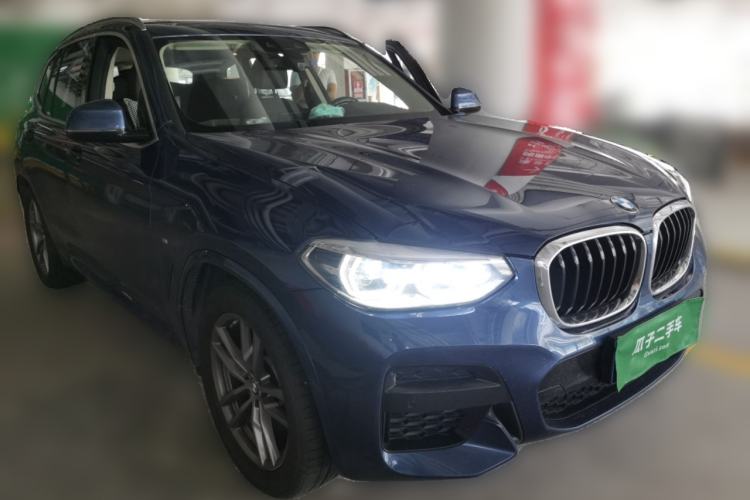 Used BMW X3 2021 xDrive25i M Sport Package Front Right 45 Deg