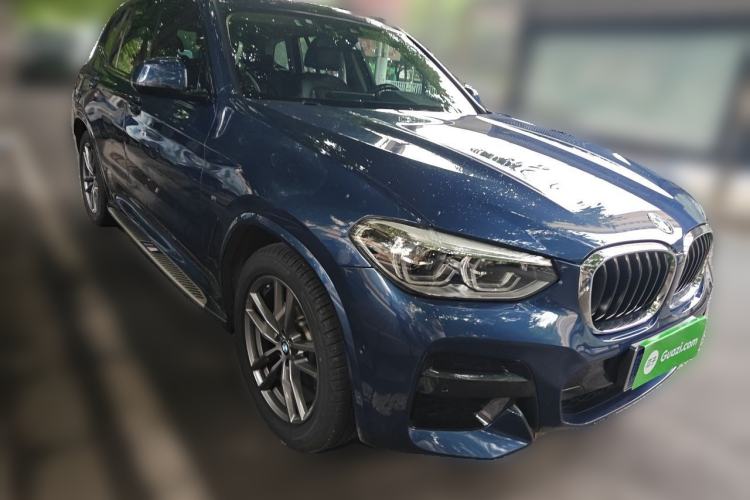 Used BMW X3 2021 xDrive25i M Sport Package Front Right 45 Deg