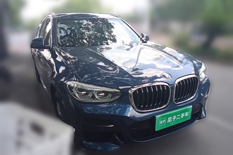 Used BMW X3 2021 xDrive25i M Sport Package Front Right 45 Deg