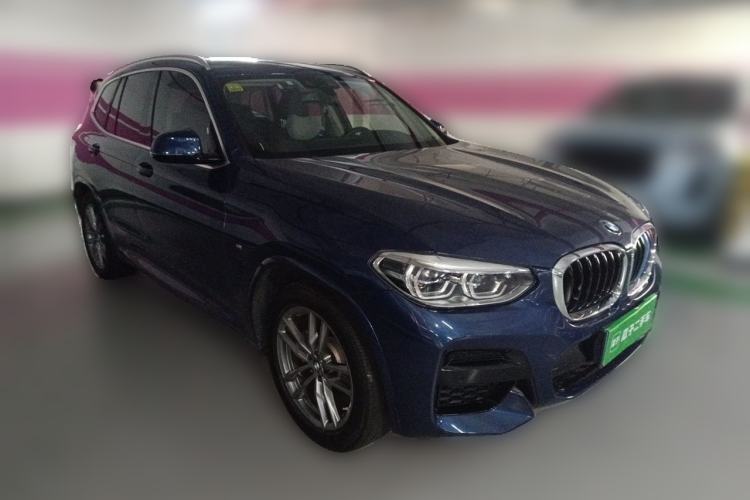 Used BMW X3 2021 Restyled xDrive25i M Sport Package Front Right 45 Deg