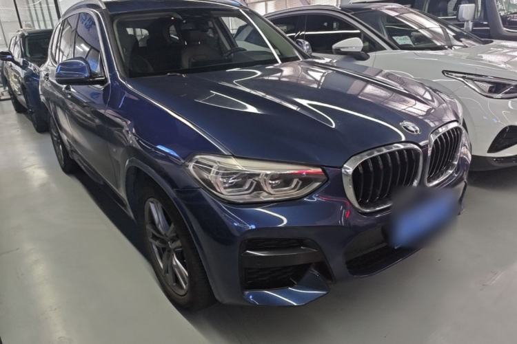 Used BMW X3 2021 xDrive25i M Sport Package Front Right 45 Deg