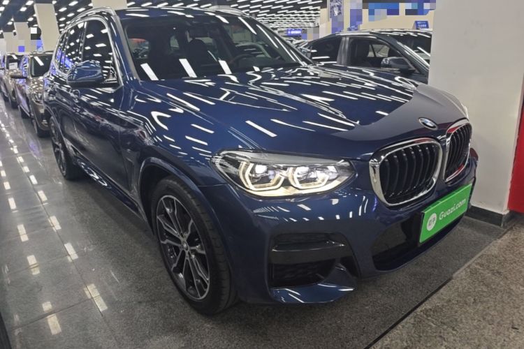 Used BMW X3 2021 xDrive30i Luxury Model with M Sport Package Front Right 45 Deg