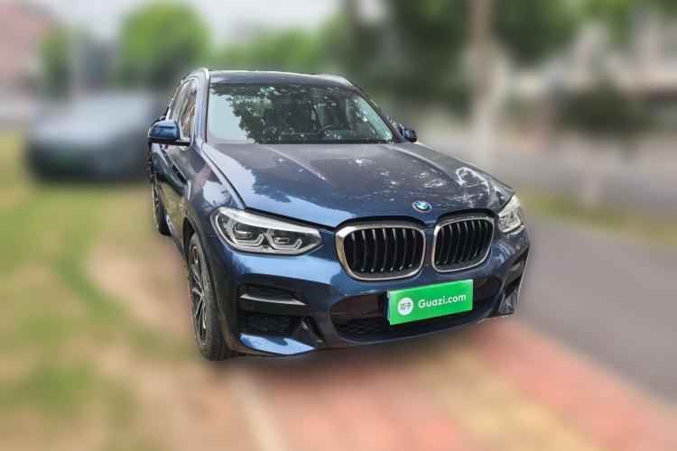 Used BMW X3 2021 xDrive30i Luxury Model with M Sport Package Front Right 45 Deg