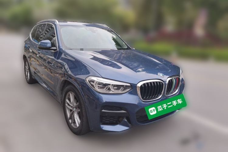 Used BMW X3 2021 xDrive28i M Sport Package Front Right 45 Deg