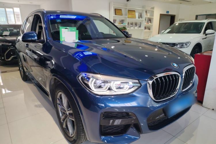 Used BMW X3 2021 xDrive25i M Sport Package Front Right 45 Deg
