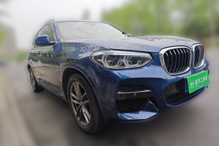 Used BMW X3 2021 xDrive25i M Sport Package Front Right 45 Deg