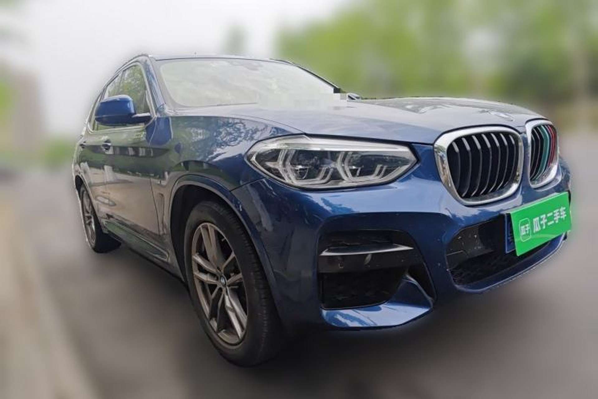 Used BMW X3 2021 xDrive25i M Sport Package Front Right 45 Deg
