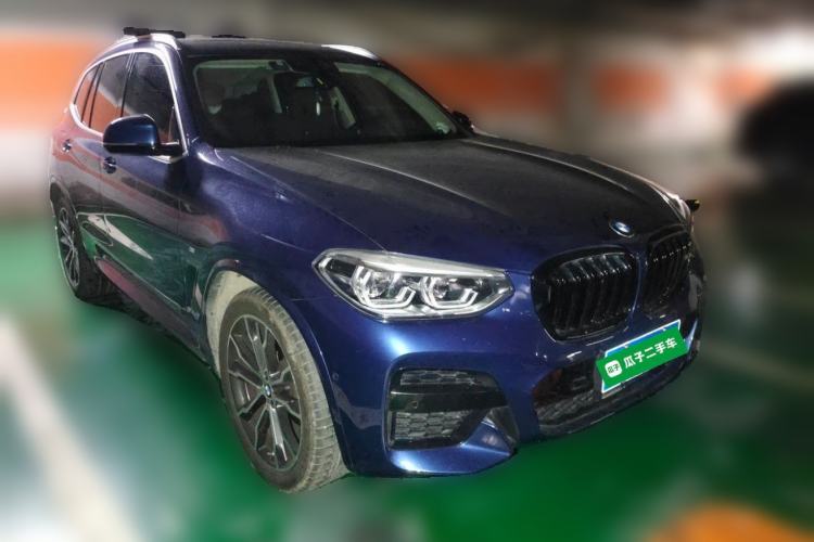 Used BMW X3 2021 xDrive30i Luxury Model with M Sport Package Front Right 45 Deg