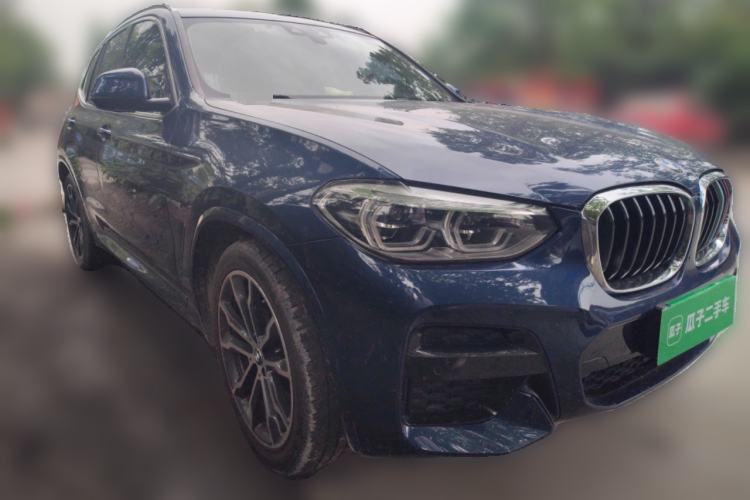 Used BMW X3 2021 xDrive30i Luxury Model with M Sport Package Front Right 45 Deg