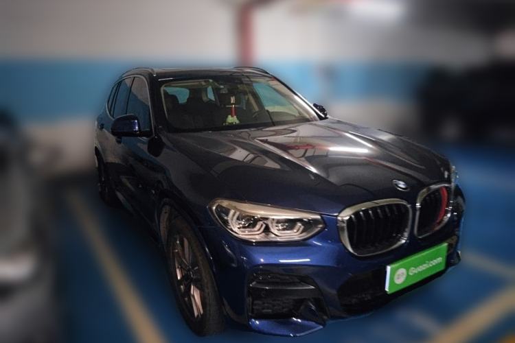 Used BMW X3 2021 xDrive25i M Sport Package Front Right 45 Deg