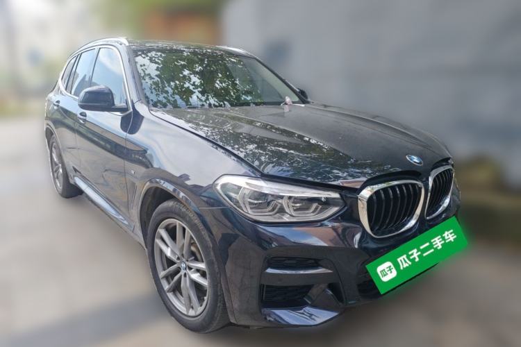 Used BMW X3 2021 xDrive25i M Sport Package Front Right 45 Deg