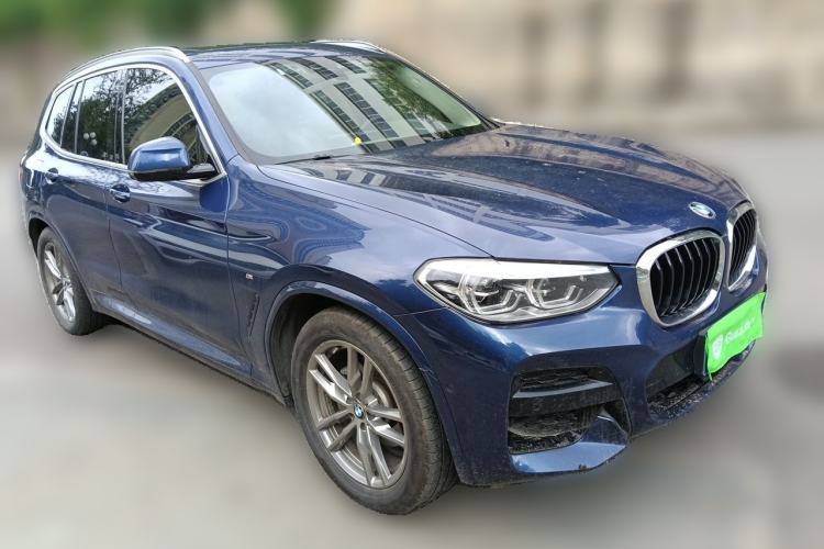 Used BMW X3 2021 xDrive25i M Sport Package Front Right 45 Deg