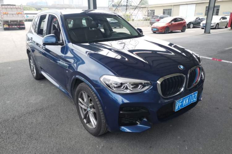 Used BMW X3 2021 xDrive28i M Sport Package Front Right 45 Deg