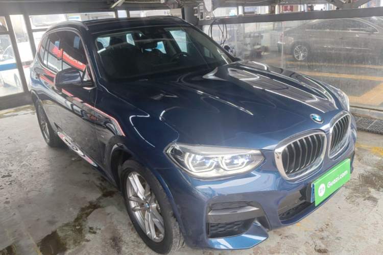 Used BMW X3 2021 xDrive30i Luxury Model with M Sport Package Front Right 45 Deg
