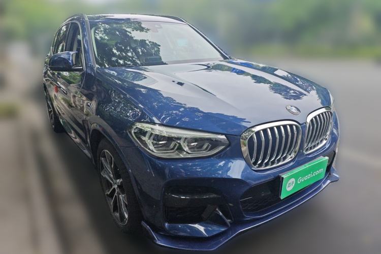 Used BMW X3 2021 xDrive30i Luxury Model with M Sport Package Front Right 45 Deg