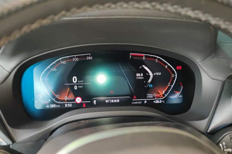 Used BMW X3 2021 xDrive30i Luxury Model with M Sport Package Instrument Cluster