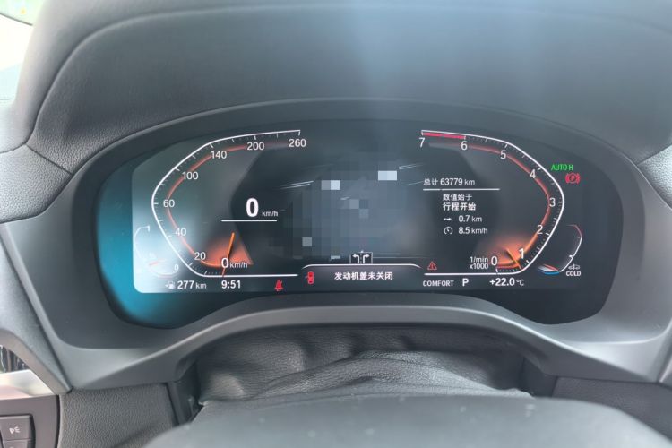 Used BMW X3 2021 xDrive30i Luxury Model with M Sport Package Instrument Cluster