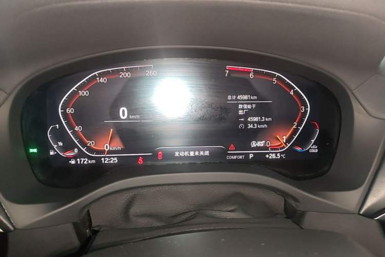 Used BMW X3 2021 xDrive30i Luxury Model with M Sport Package Instrument Cluster
