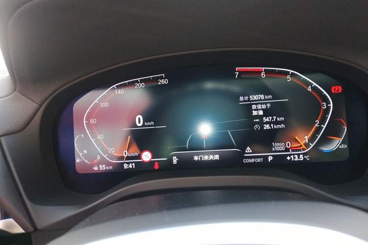 Used BMW X3 2021 xDrive30i Luxury Model with M Sport Package Instrument Cluster