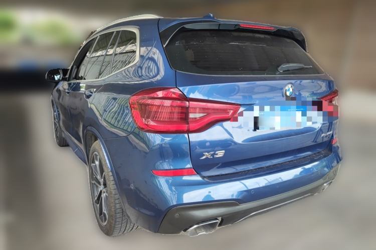 Used BMW X3 2021 xDrive30i Luxury Model with M Sport Package Rear Left 45 Deg
