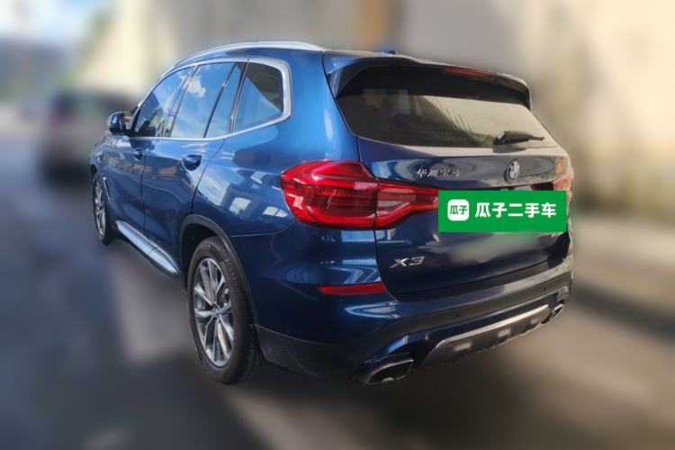 Used BMW X3 2021 xDrive25i Luxury Package Rear Left 45 Deg