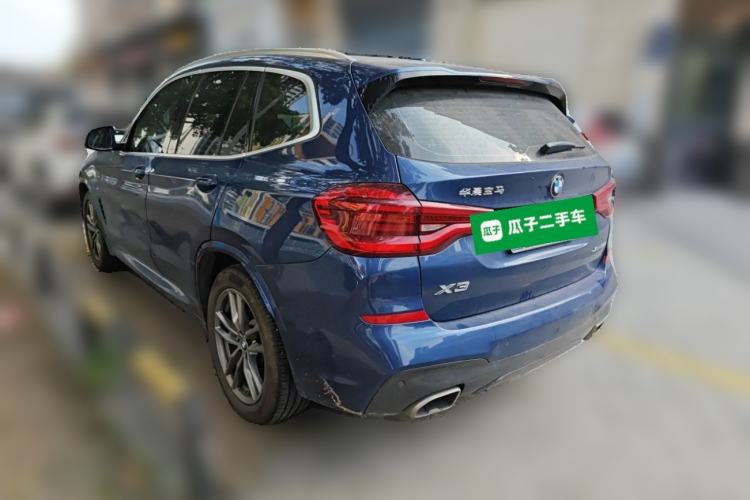 Used BMW X3 2021 xDrive25i M Sport Package Rear Left 45 Deg