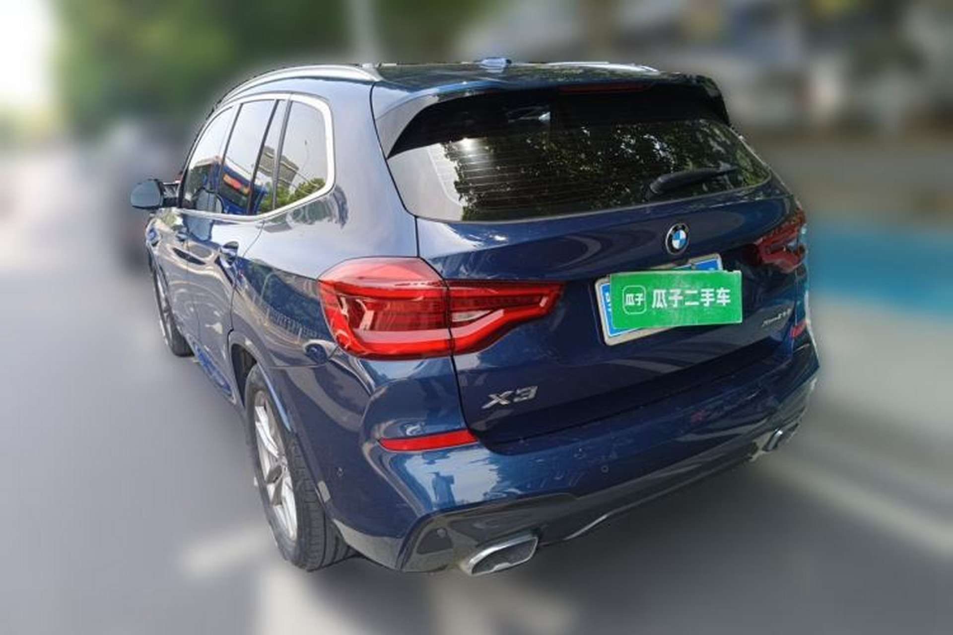 Used BMW X3 2021 xDrive28i M Sport Package Rear Left 45 Deg
