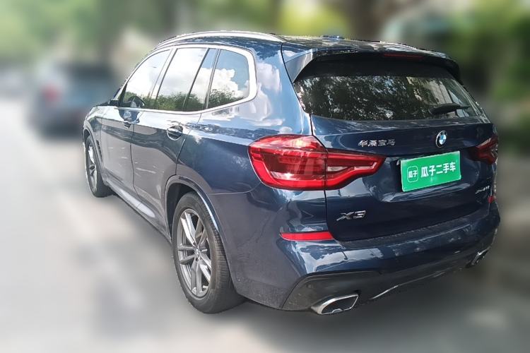 Used BMW X3 2021 xDrive25i M Sport Package Rear Left 45 Deg