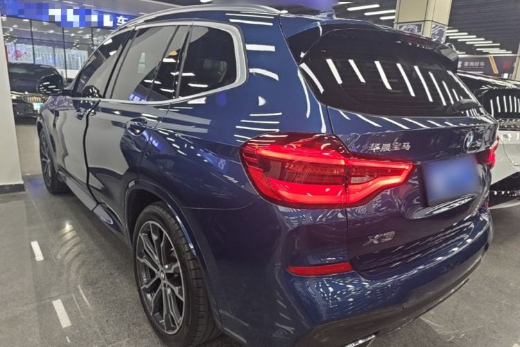 Used BMW X3 2021 xDrive30i Luxury Model with M Sport Package Rear Left 45 Deg