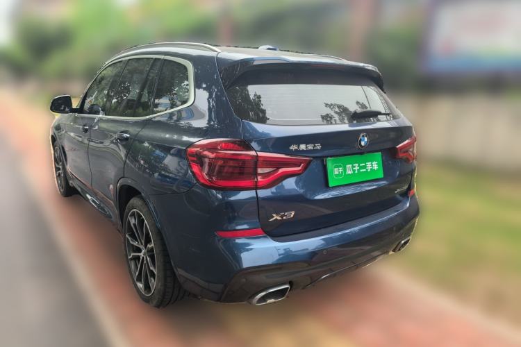 Used BMW X3 2021 xDrive30i Luxury Model with M Sport Package Rear Left 45 Deg