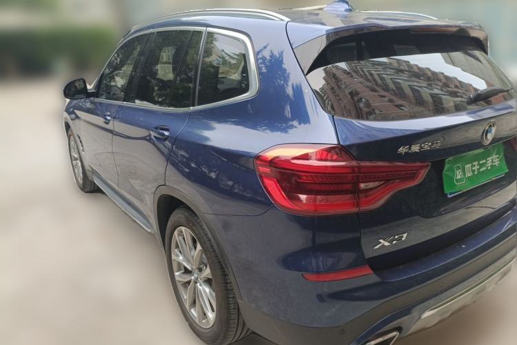 Used BMW X3 2021 xDrive25i Luxury Package Rear Left 45 Deg