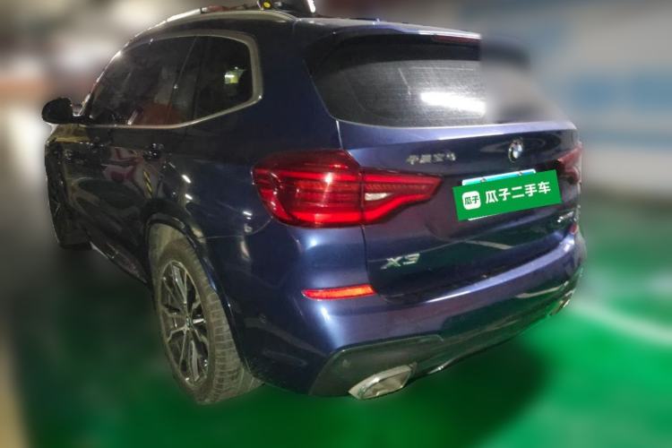 Used BMW X3 2021 xDrive30i Luxury Model with M Sport Package Rear Left 45 Deg