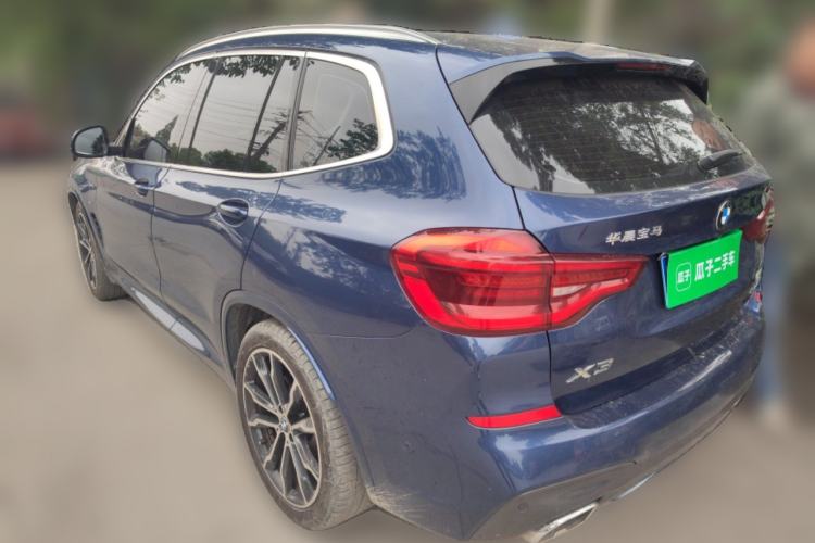 Used BMW X3 2021 xDrive30i Luxury Model with M Sport Package Rear Left 45 Deg