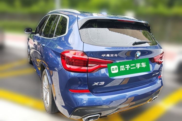 Used BMW X3 2021 xDrive28i M Sport Package Rear Left 45 Deg