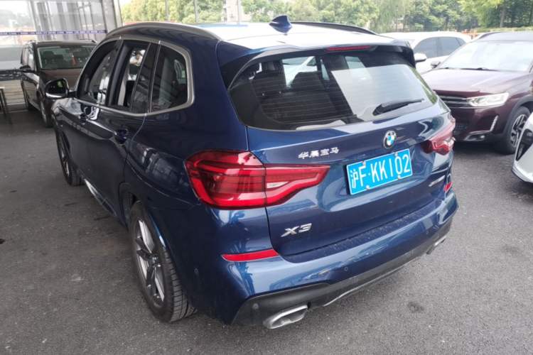 Used BMW X3 2021 xDrive28i M Sport Package Rear Left 45 Deg