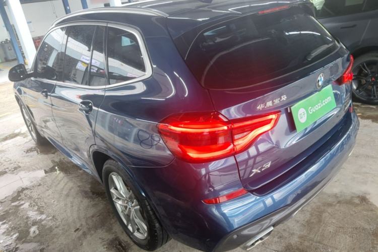Used BMW X3 2021 xDrive30i Luxury Model with M Sport Package Rear Left 45 Deg