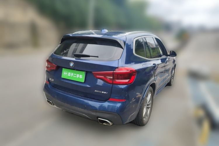 Used BMW X3 2021 xDrive25i M Sport Package Rear Right 45 Deg